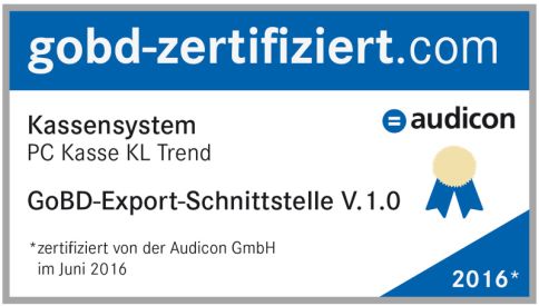 gobd zertifiziert siegel kltrend